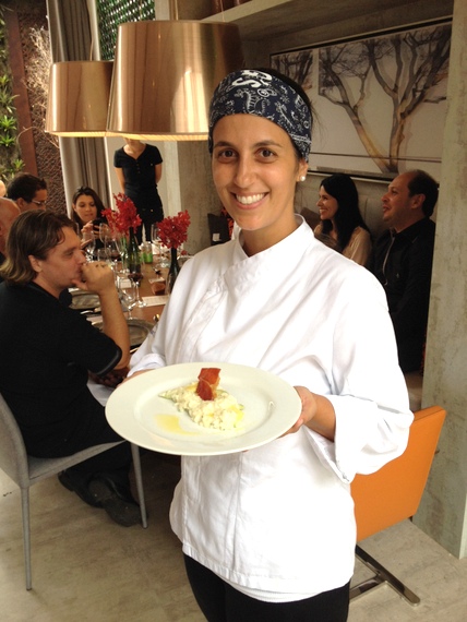 A Chef Carina Cecchino Duarte. Foto Senhora Mesa. Todos os direitos reservados.